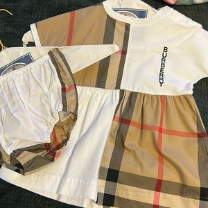kid burberry outfit 9 months
